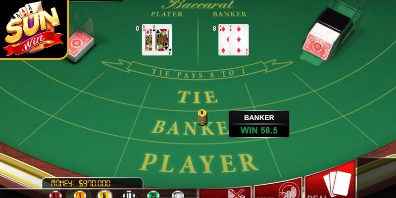 Luật chơi Baccarat kim tài tại Sunwin