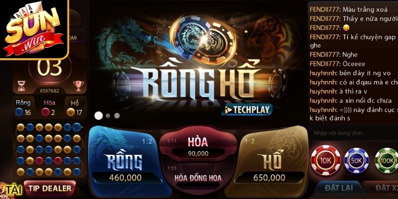Quy tắc cơ bản của Dragon Tiger